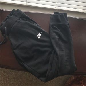 Nike Running Joggers Sweatpants Black Small
