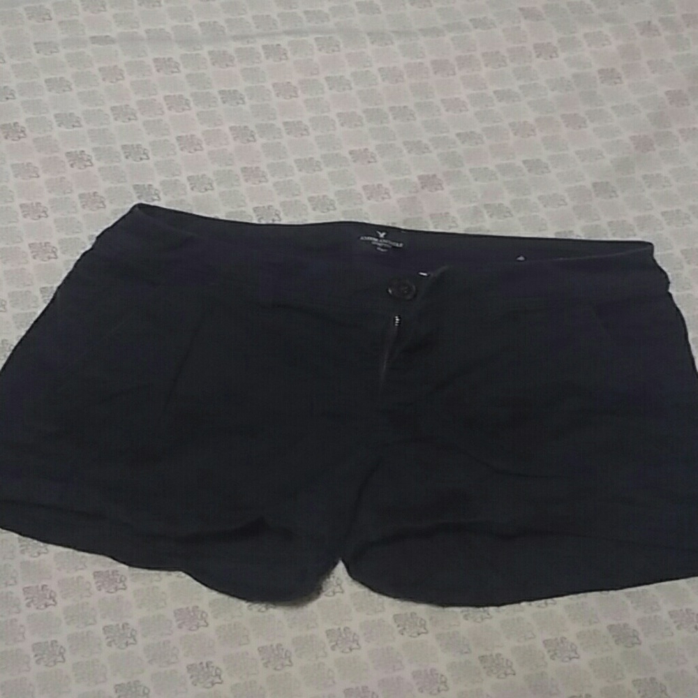 American eagle stretch midi shorts
