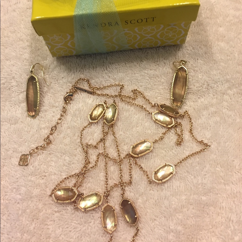 Kendra Scott Necklace and Earrings