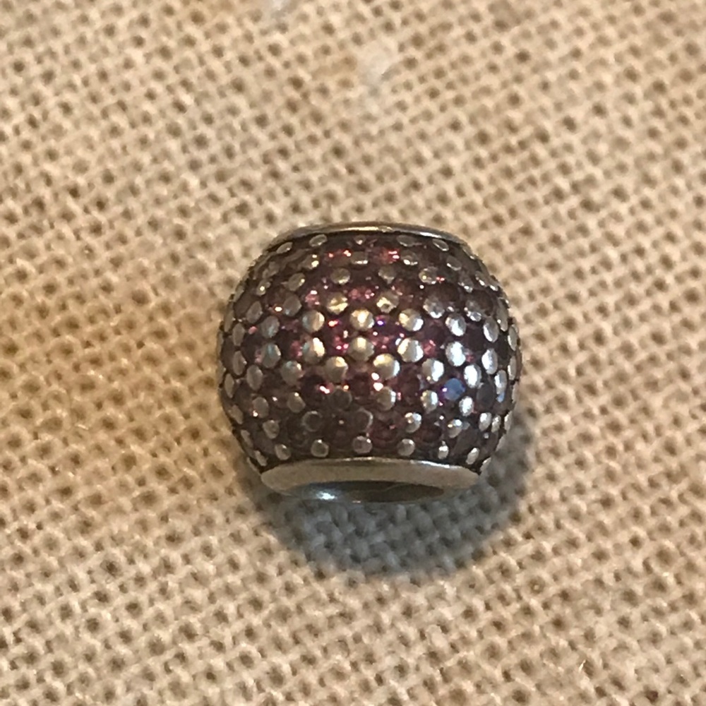 Purple Crystal Charm