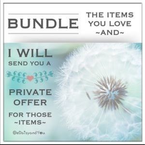 Bundle Your Liked Items & Receive a Private Offer