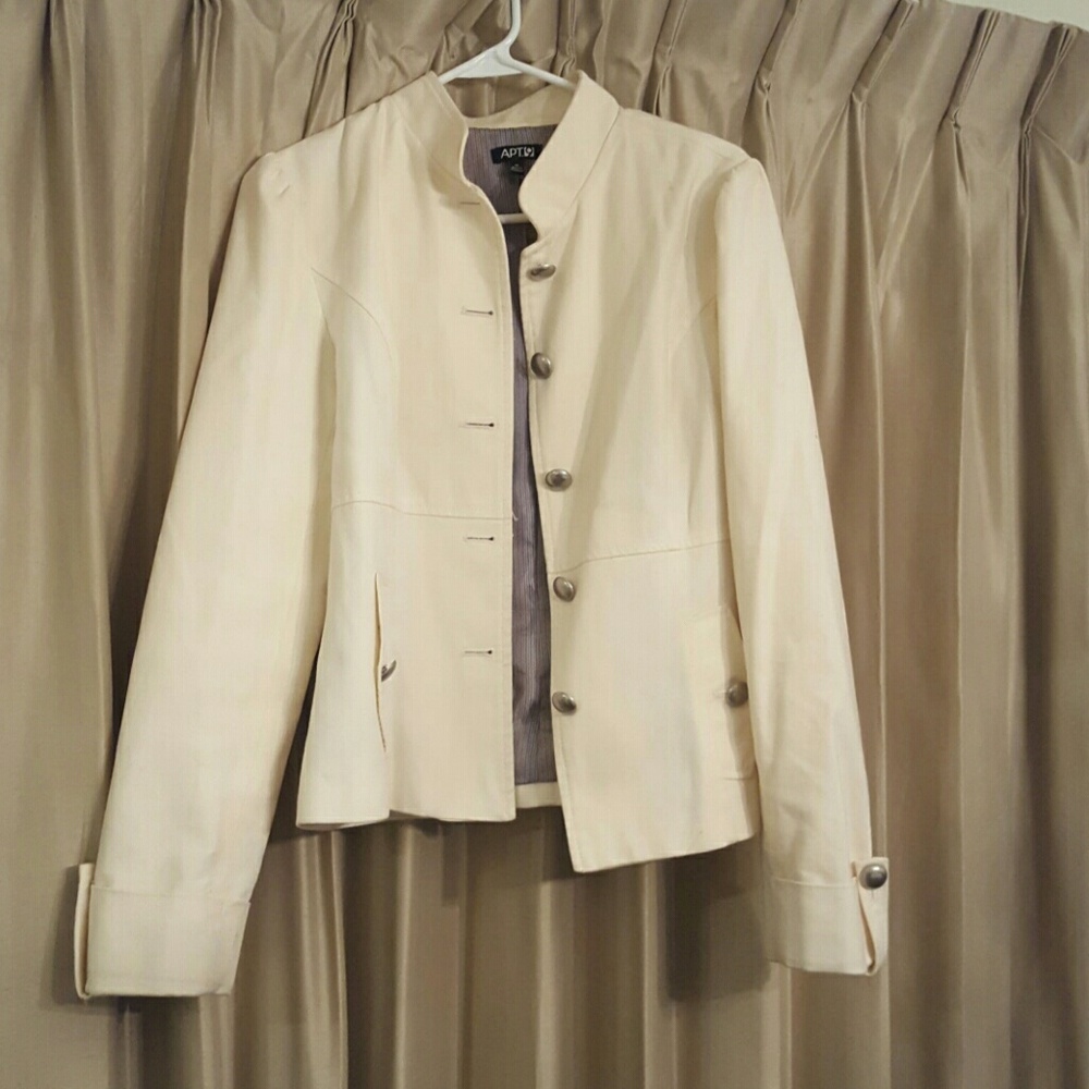 Cream jacket