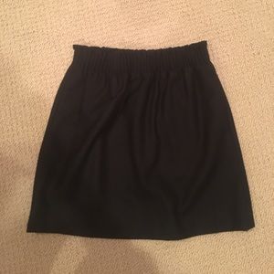 Black j Crew skirt