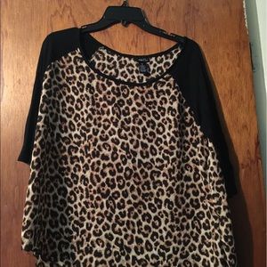 Cheetah print top