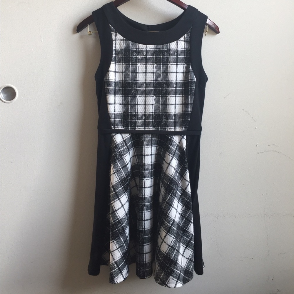 ModCloth plaid A-line dress