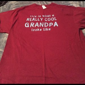 Mens Novelty Cool Grandpa t-shirt