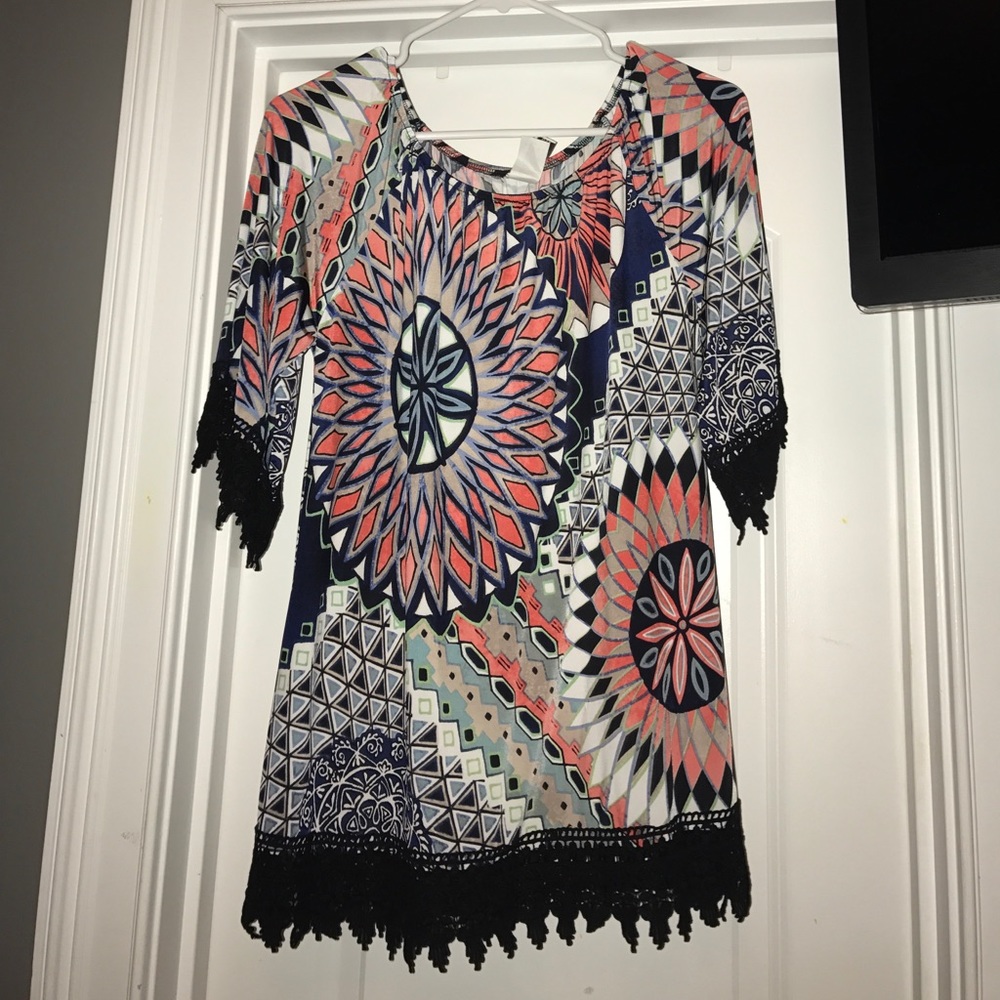 Aztec Lace Dress