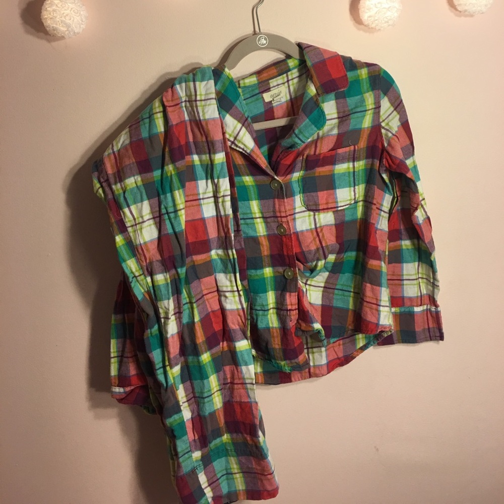 Aerie Flannel Pajama Set