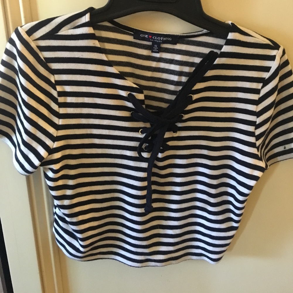 Stripped crop top
