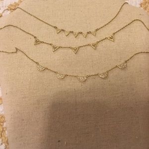 Three Layer Gold Necklace