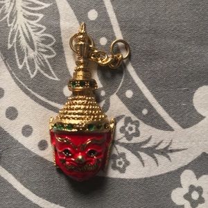 [[GIFTED]] GOLDEN WARRIOR PENDANT.