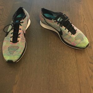 Nike flyknit racer multi color