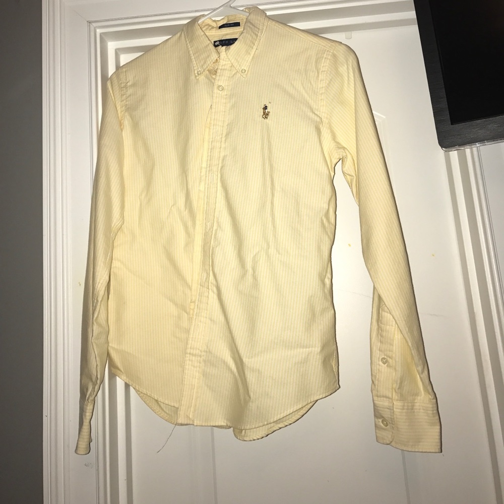 Polo Ralph Lauren seersucker button up shirt