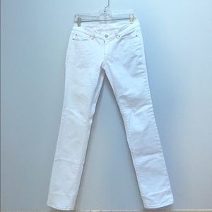 Ann Taylor white jeans, modern fit size 4