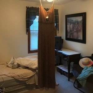 Adrianna papell beaded night gown