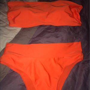 Beautiful neon orange 2 piece SALE!!!!