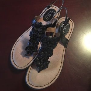 B.O.C black comfort sandals