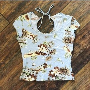 NWOT Hawaiian Crop Top