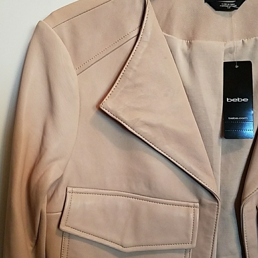 NWT bebe leather jacket - Picture 3 of 6