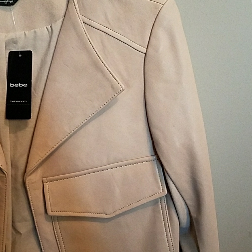 NWT bebe leather jacket - Picture 4 of 6