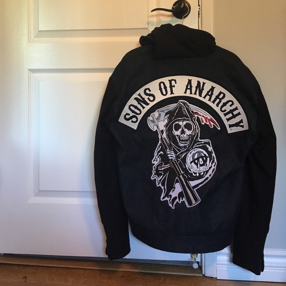 Sons of Anarchy black denim jacket