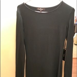 NWT****lulus hunter green long sleeved dress