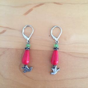 Cute boho bird earrings