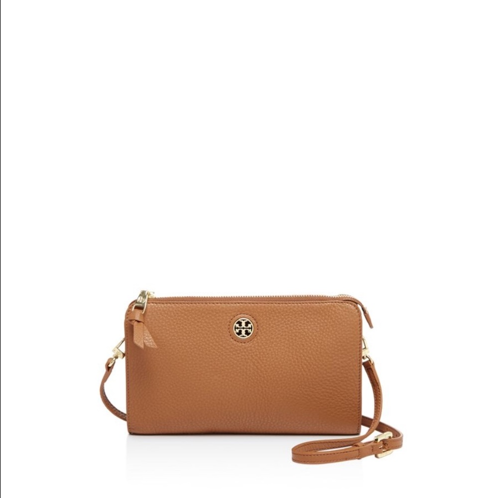 Tory Burch Robinson Pebbled Leather Crossbody