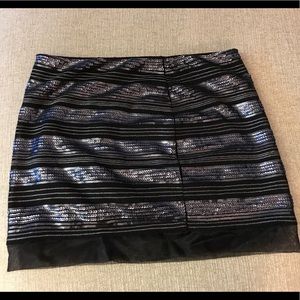 Express sequin skirt