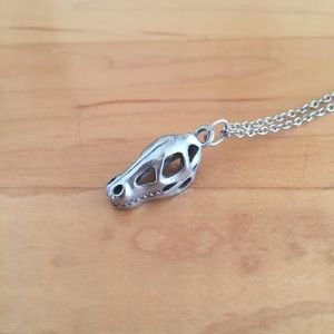 Fun Dino skull necklace