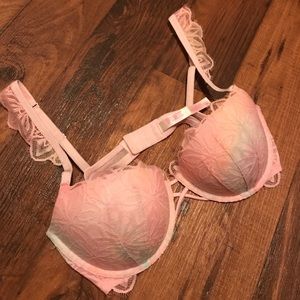 Pink Date Push-up in Cloud Tie-Dye Lace