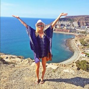 Urban outfitters patterned top/dress/cover up XS/S