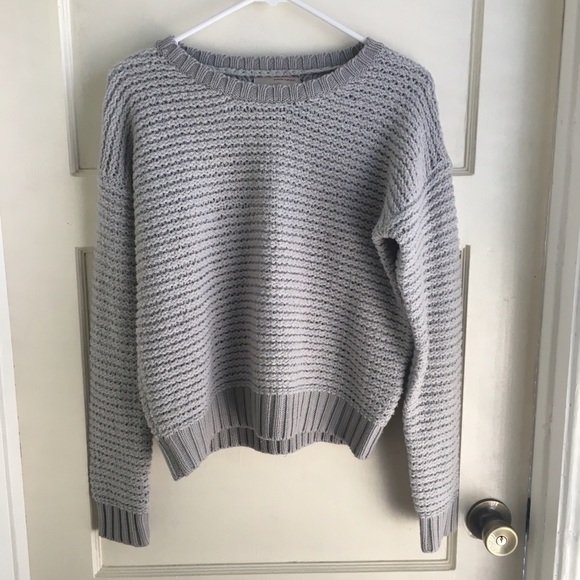 Banana Republic Sweaters - Banana Republic Gray Crewneck Knit Sweater