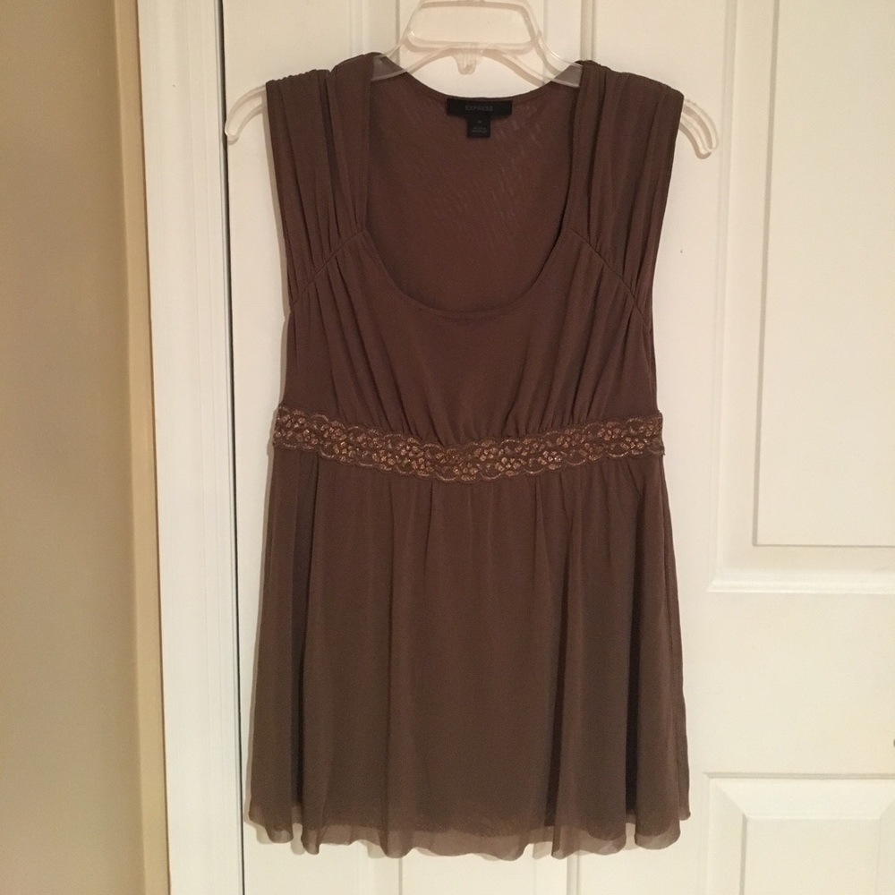 Romantic Flowing Top from Express - M