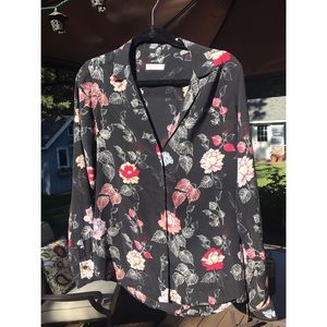 Equipment long sleeve blouse