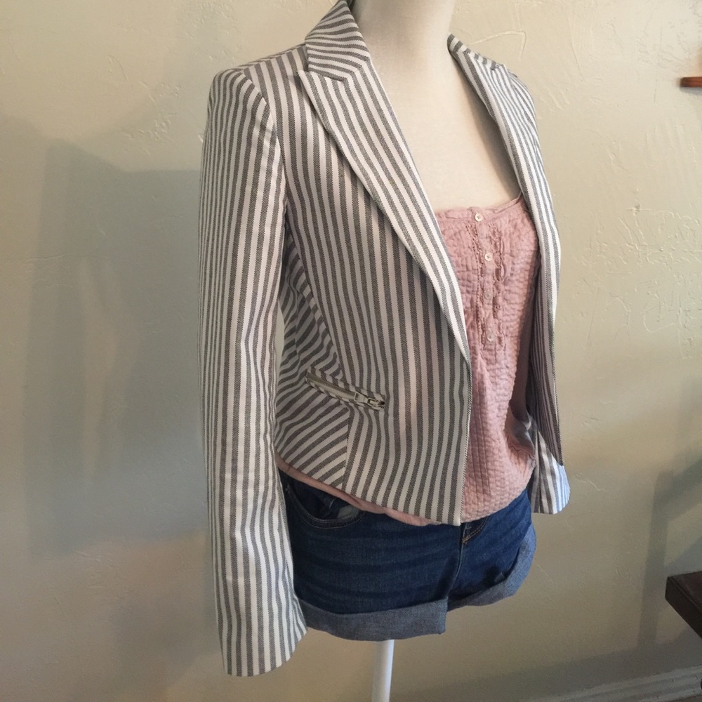 Express Stripped Blazer