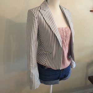 Express Stripped Blazer