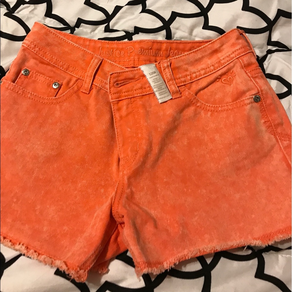 Justice premium jean shorts