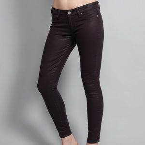 PAIGE Verdugo Ankle Coated Jeans Purple