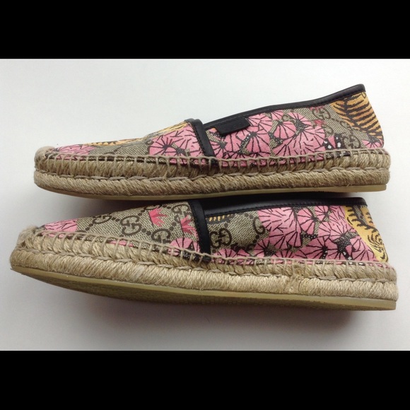 SOLD! Gucci Bengal 2017 Espadrilles Tiger Slide 37 - Picture 5 of 8