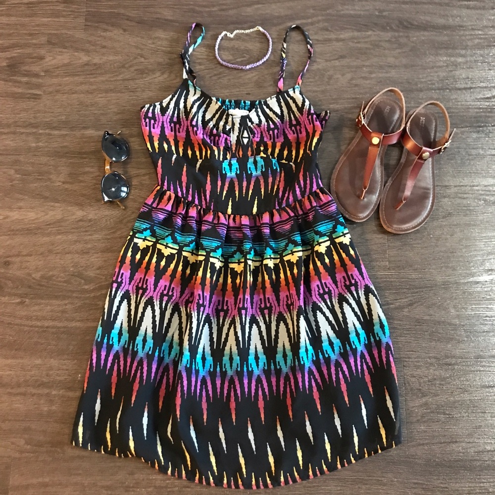 🚫SOLD🚫Forever21 Vibrant Colored Sundress