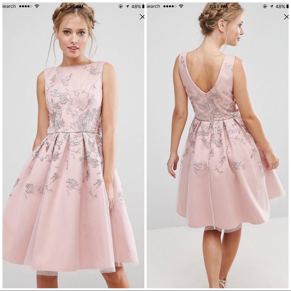 🌸 Beautiful Chi Chi London Embroidered Dress 🌸