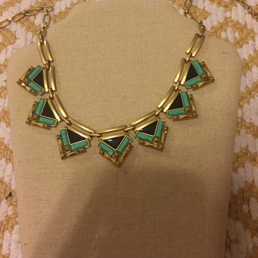 Statement Stella and Dot triangle necklace