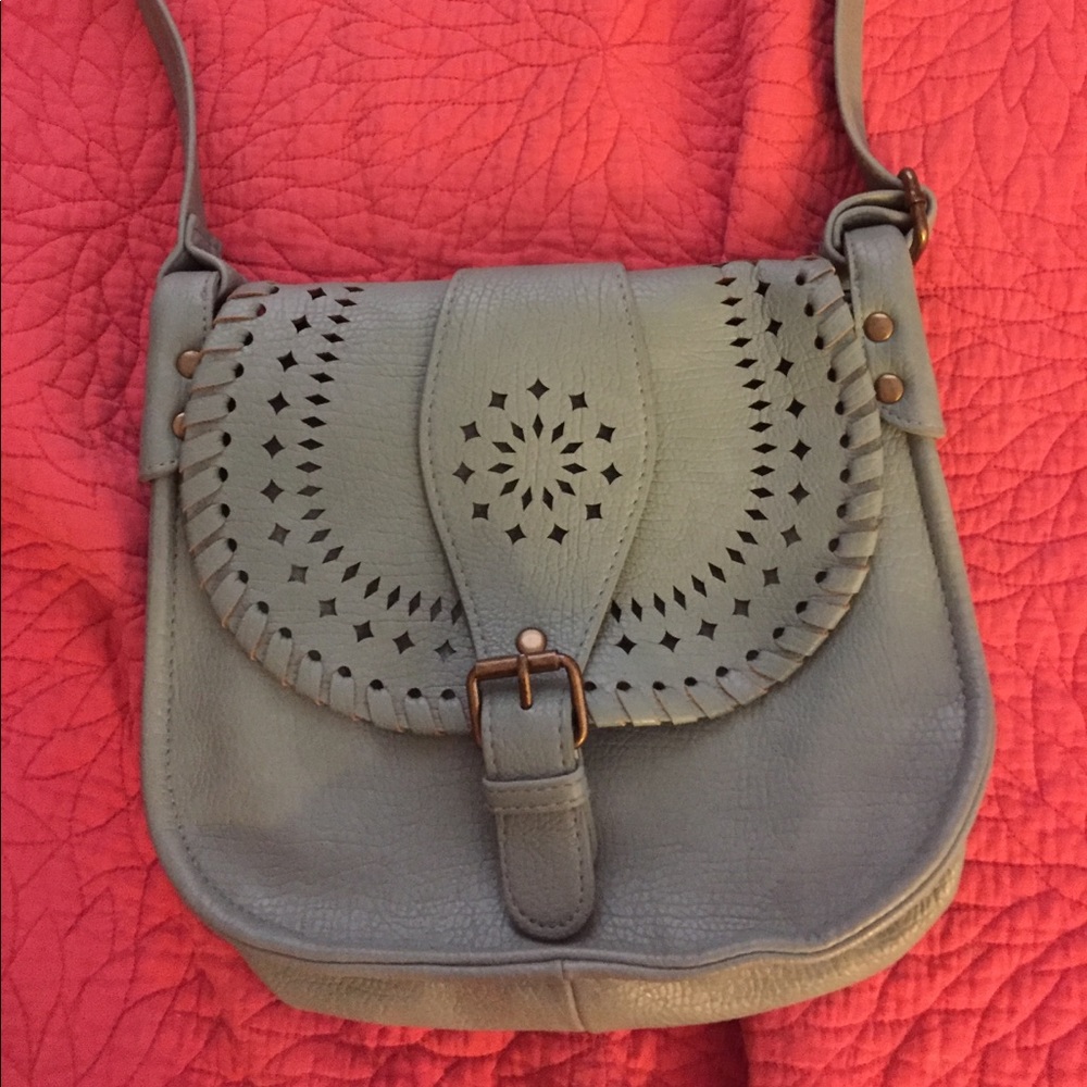 Turquoise handbag