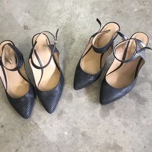 Ann Taylor Cut out Snake Heel