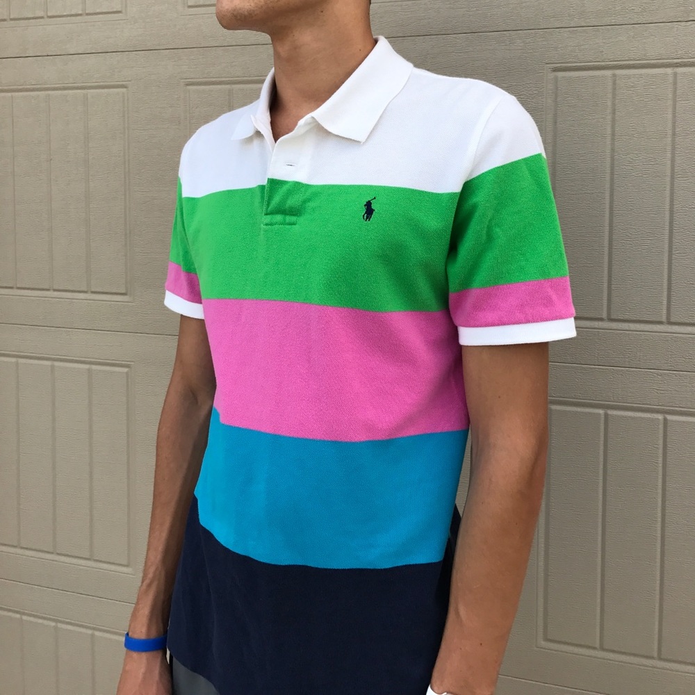 Ralph Lauren Color Block Polo