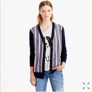 J.crew woven front cardigan