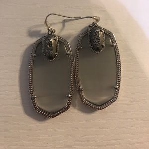 Custom silver  Kendra Scott danielle earrings
