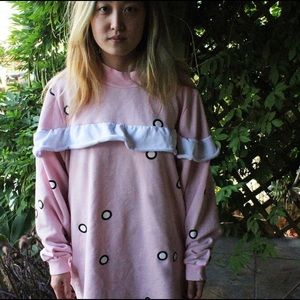 lazy oaf polka dot playsuit