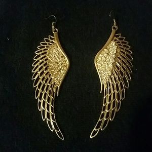 Angel wing earings